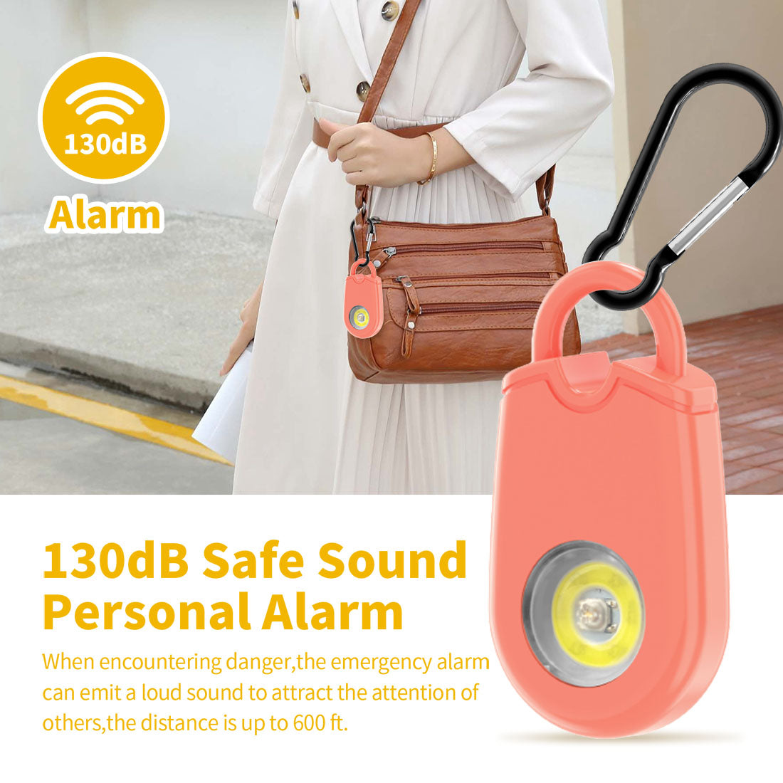 Safe Sound 130dB Personal Alarm